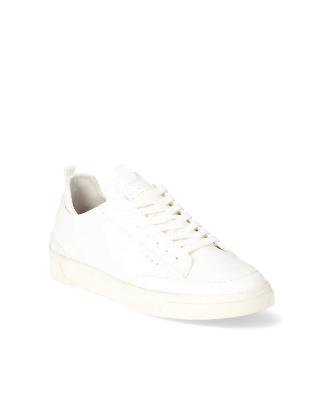 Madden NYC Minimalist Men's White Low-Top Leather Sneakers. Size 9 - Picture 3 of 6